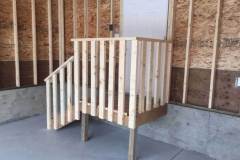 Garage Construction - Interior Stairs