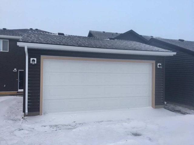 garage in winter