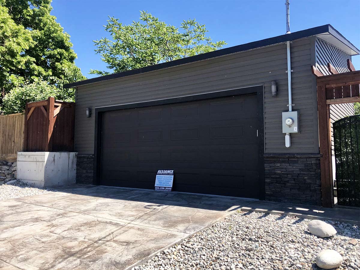 Alliance Renovations Calgary - Professional Garage Renovations - completed