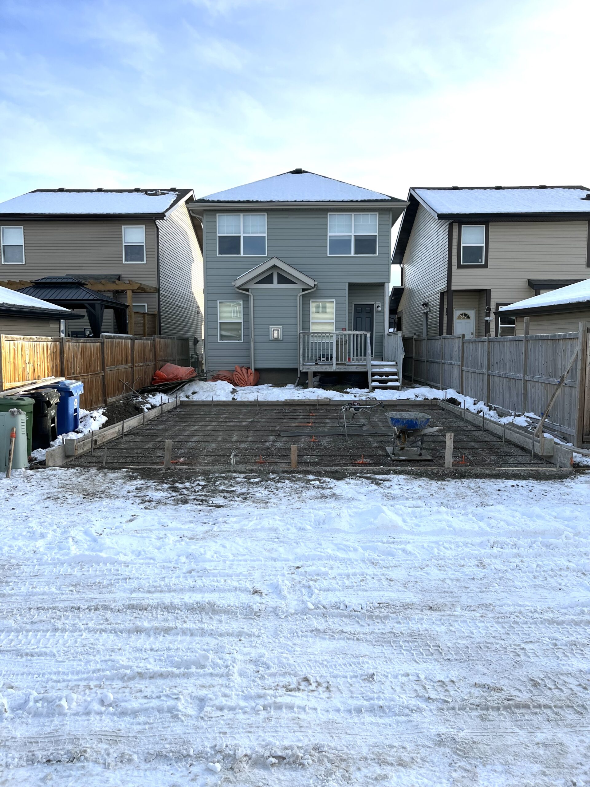 Prepping for the new garage