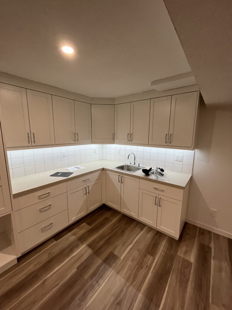 basement kitchen